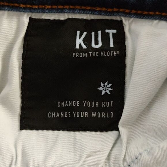 KUT from the Kloth Donna High Rise Ankle Skinny Jeans Sz 14 - Picture 10 of 10